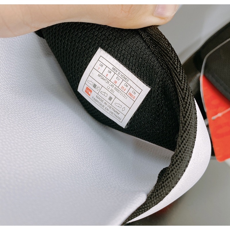 The North Face White, Dép The North Face Chính Hãng
