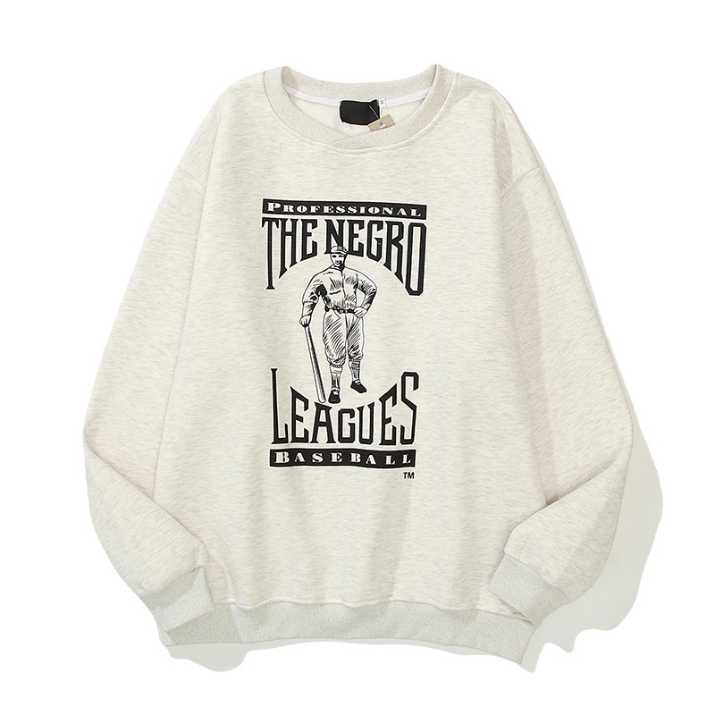 [ Mã 12FASHIONSALE1 giảm 10K đơn 50K ] Áo nỉ tay dài cổ tròn họa tiết in chữ thời trang cho nam và nữ | BigBuy360 - bigbuy360.vn