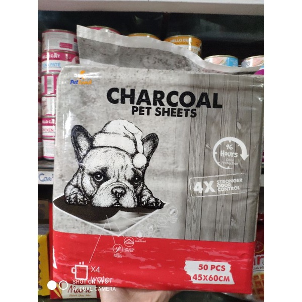 Tấm lót vệ sinh CHARCOAL pet sheets than hoạt tính SIZE S100, M50  miếng