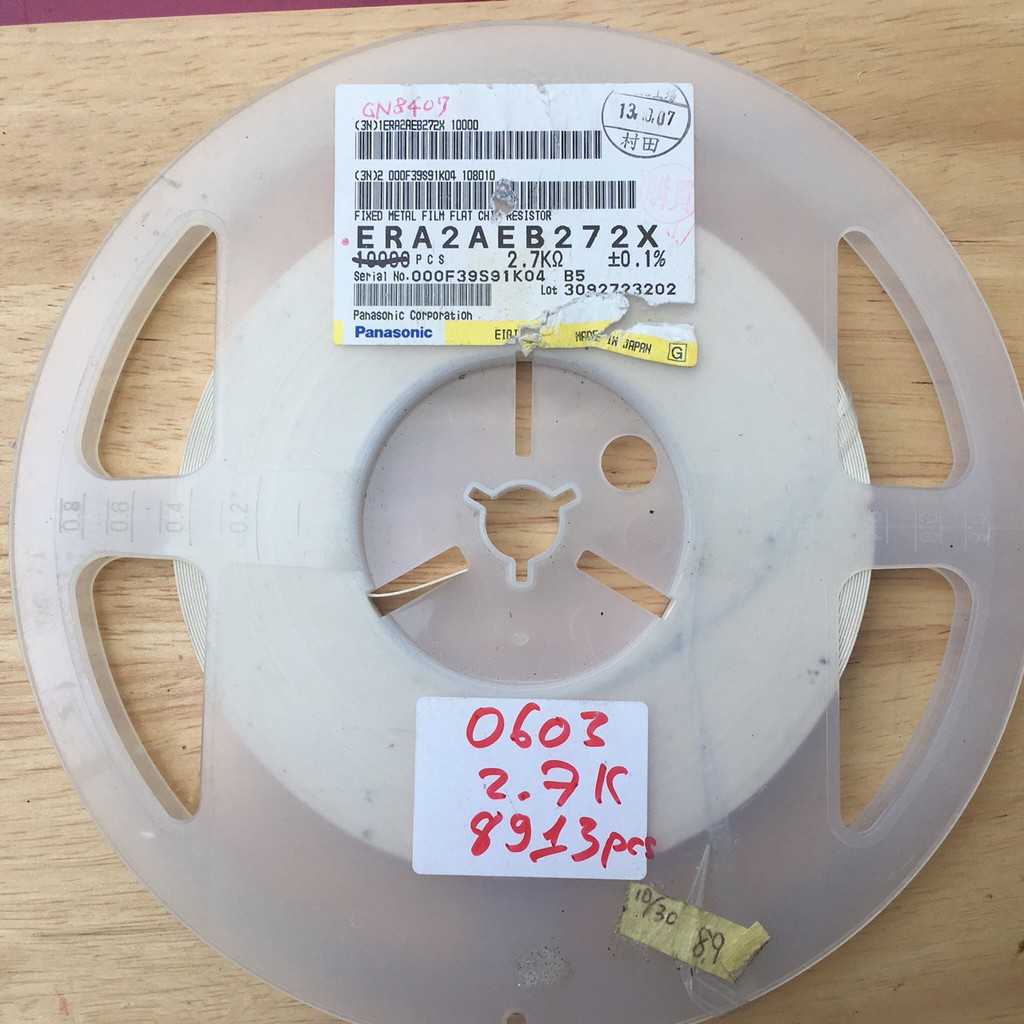 Điện trở Panasonic, Rohm 0402 0.1% 25ppm 100pcs