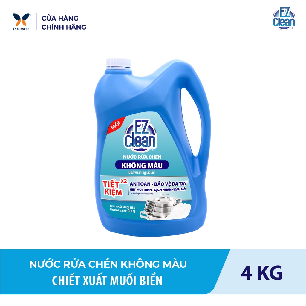 Nước Rửa Chén Không Màu Độc Hại EZ CLEAN 4kg