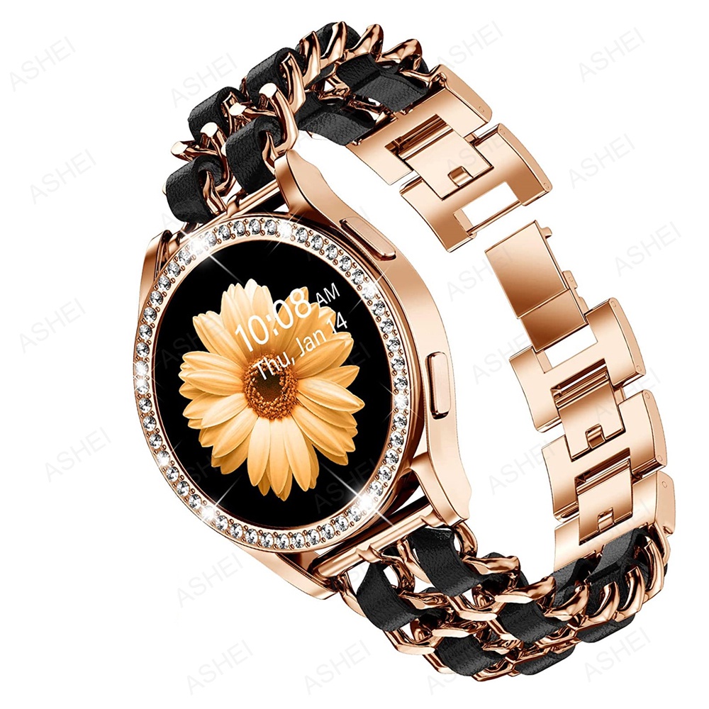 Ốp Bảo Vệ Đính Đá Dành Cho Đồng Hồ Samsung Galaxy watch 4 band + case 44mm 40mm Galaxy watch active 2