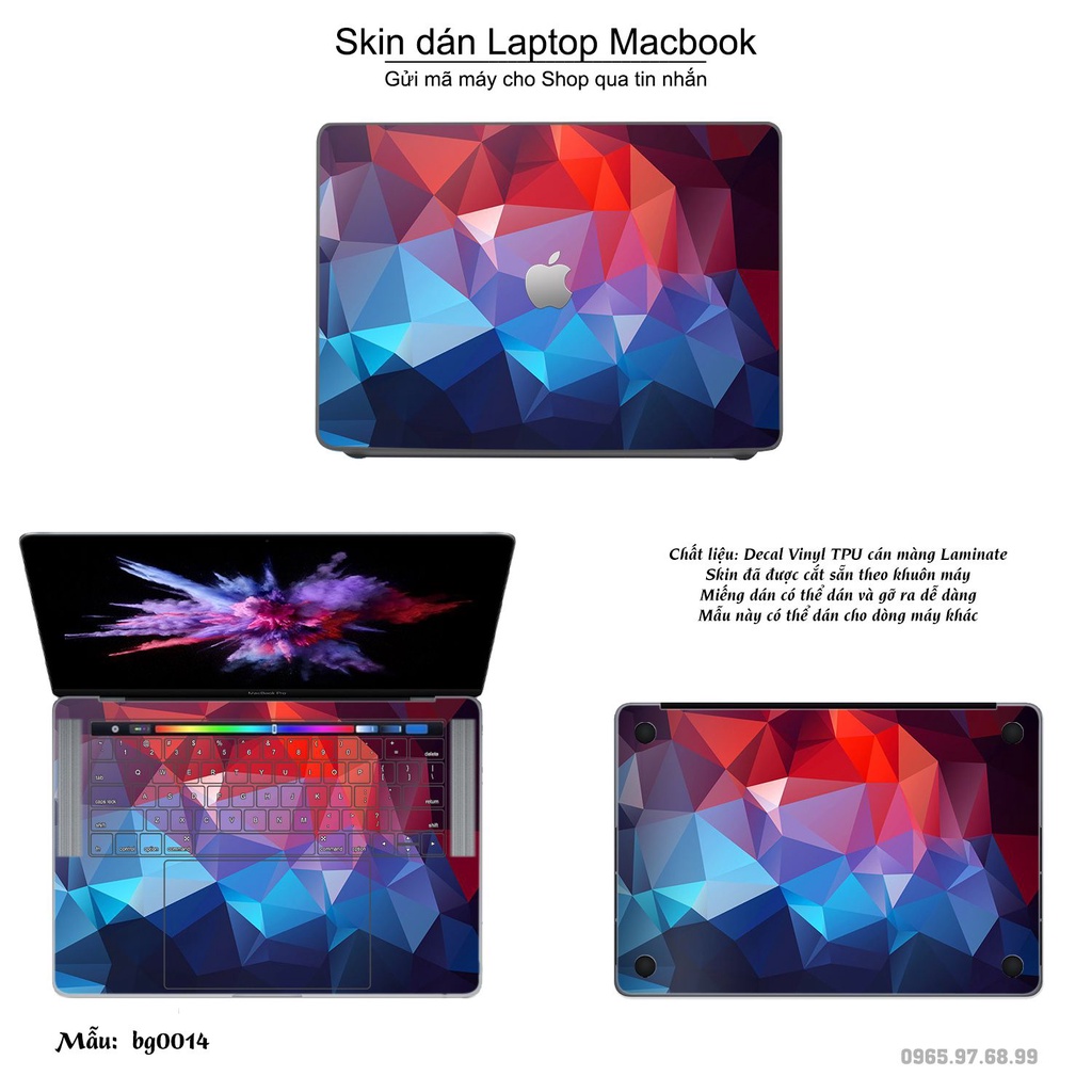 Skin dán Macbook mẫu đá phối gỗ - dah025 (đã cắt sẵn, inbox mã máy cho shop)