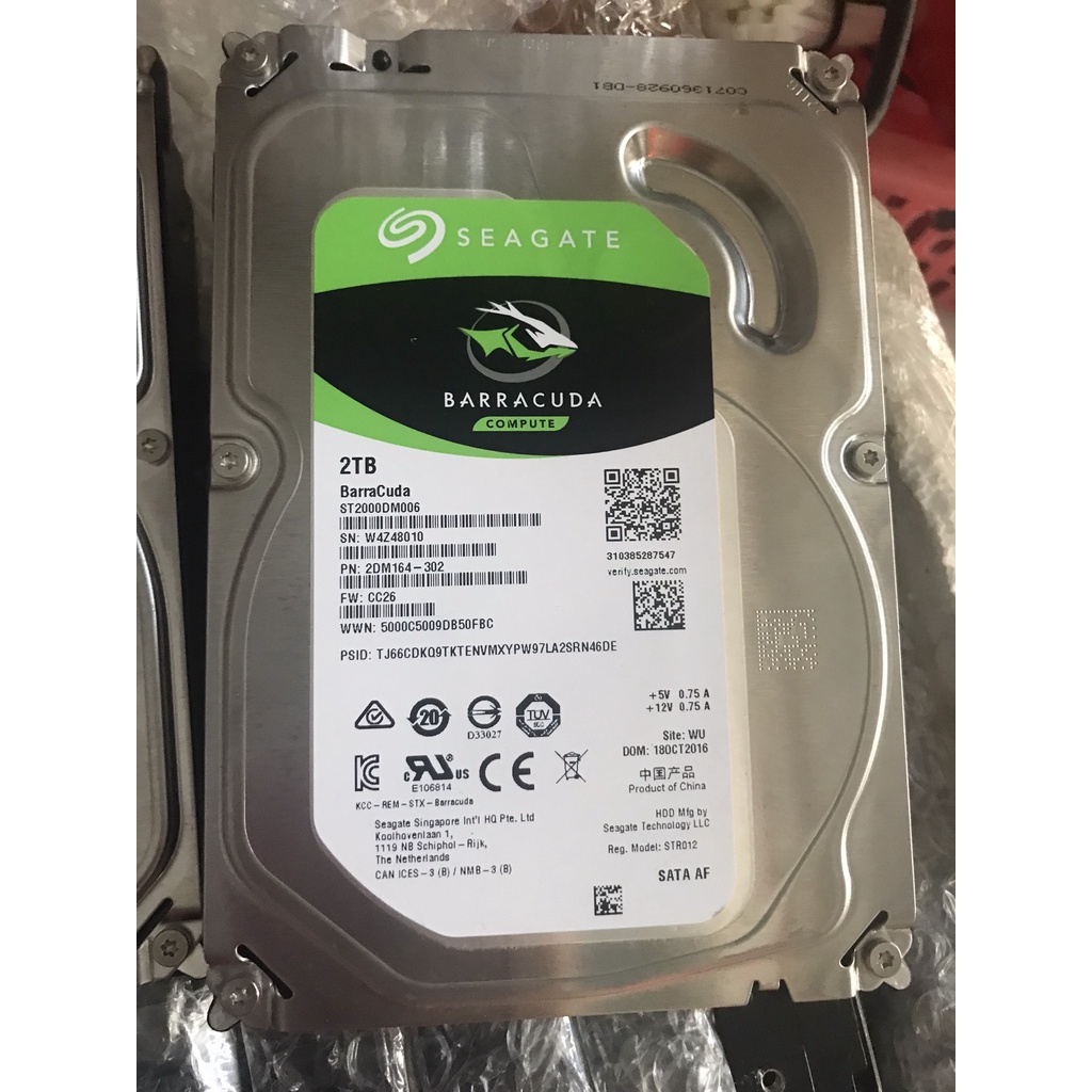 Ổ Cứng HDD  1TB 2TB 500gb Sata 3  7200rpm BH 1 Tháng