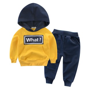 Bộ nỉ HOODIE bé trai 27KIDS WHAT cho bé / Bộ nỉ xuất khẩu cho bé