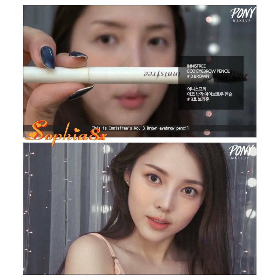 Chì kẻ mày ngang Hàn Quốc Innisfree Auto Eyebrow Pencil