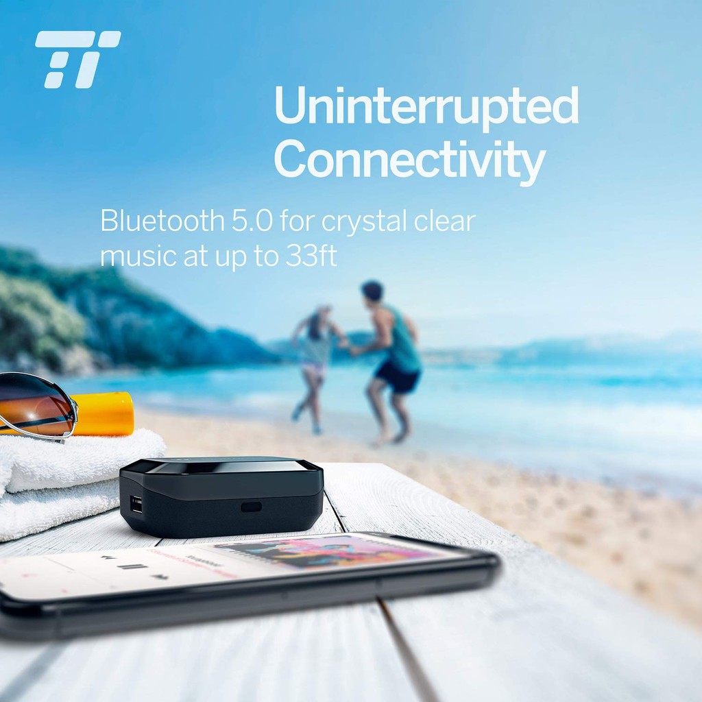 Tai Nghe TaoTronics EarBud Bluetooth kết hợp có Mic Chống Nước IPX7 120 Giờ TT-BH052