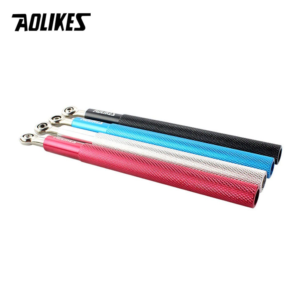 Dây nhảy thể dục AOLIKES A-3202 kim loại cao cấp tập thể lực boxing loại nặng Speed Jump Rope