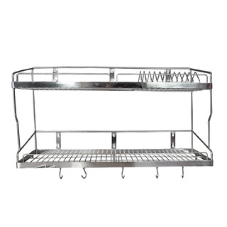 Kệ chén dĩa 2 tầng Inox SUS 304 - kệ inox - kệ nhà bếp