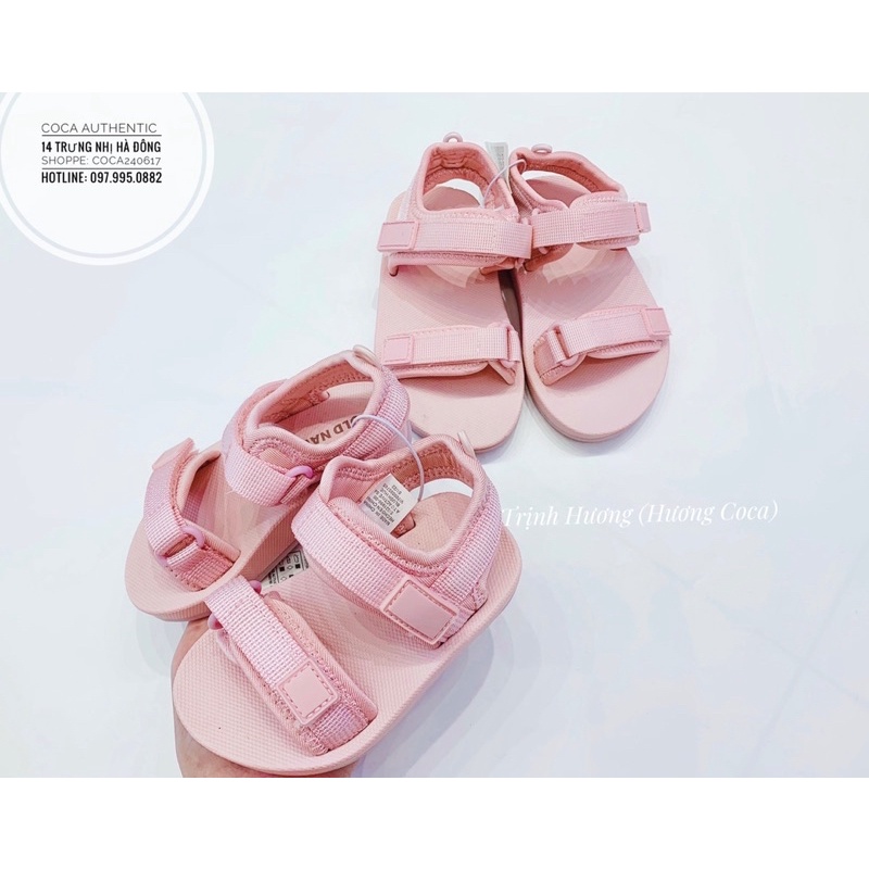 Dép Sandal 2 quai dán cho bé gái vợt sale