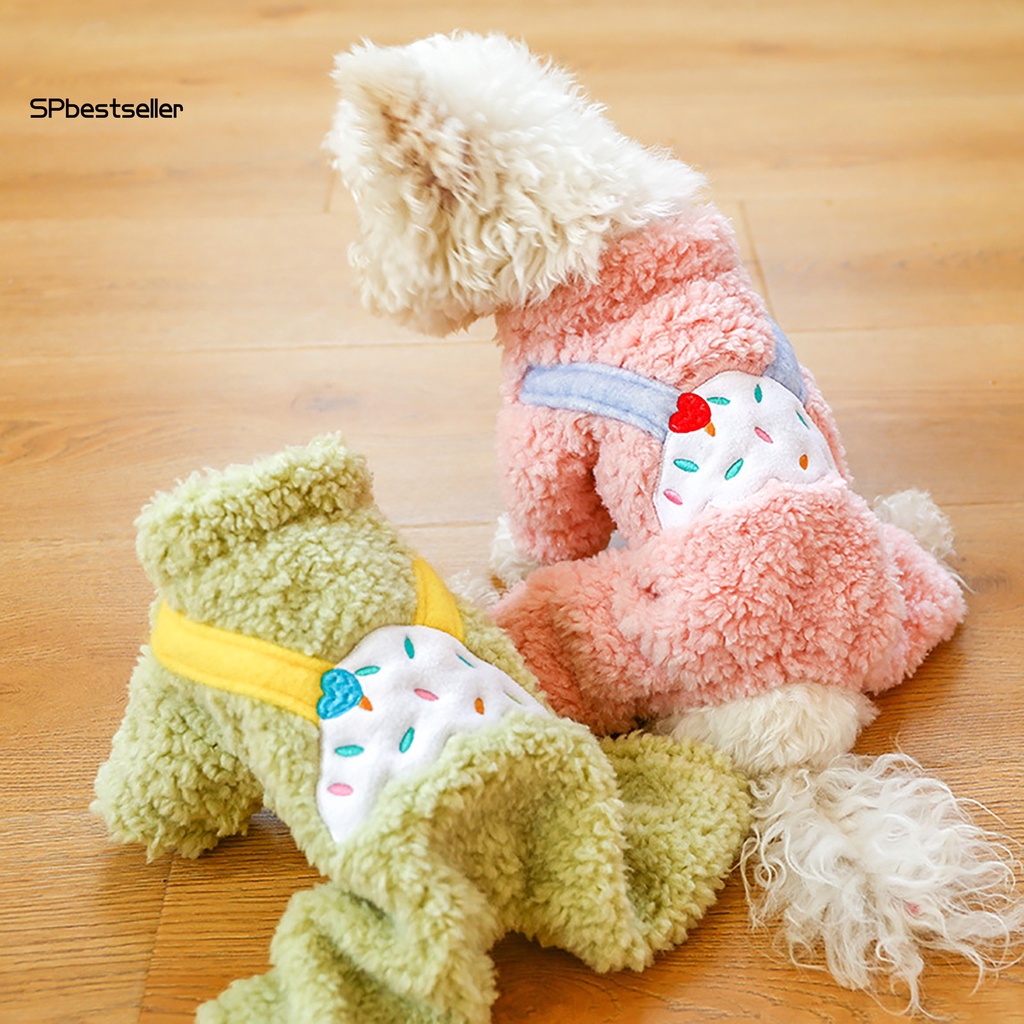 Bộ Áo Liền Quần Thời Trang Mùa Đông Dành Cho Cún Cưng