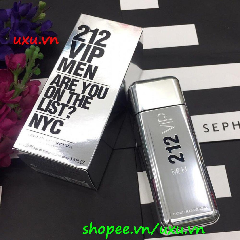 Nước Hoa Nam 100Ml Carolina Herrera 212 Vip Men Are you On The List? NYC, Với uxu.vn Tất Cả Là Chính Hãng.