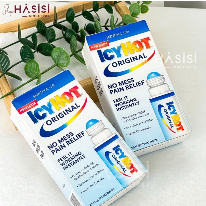 Dầu Nóng Dạng Lăn ICY HOT - Medicated No Mess Applicatitor 73ml