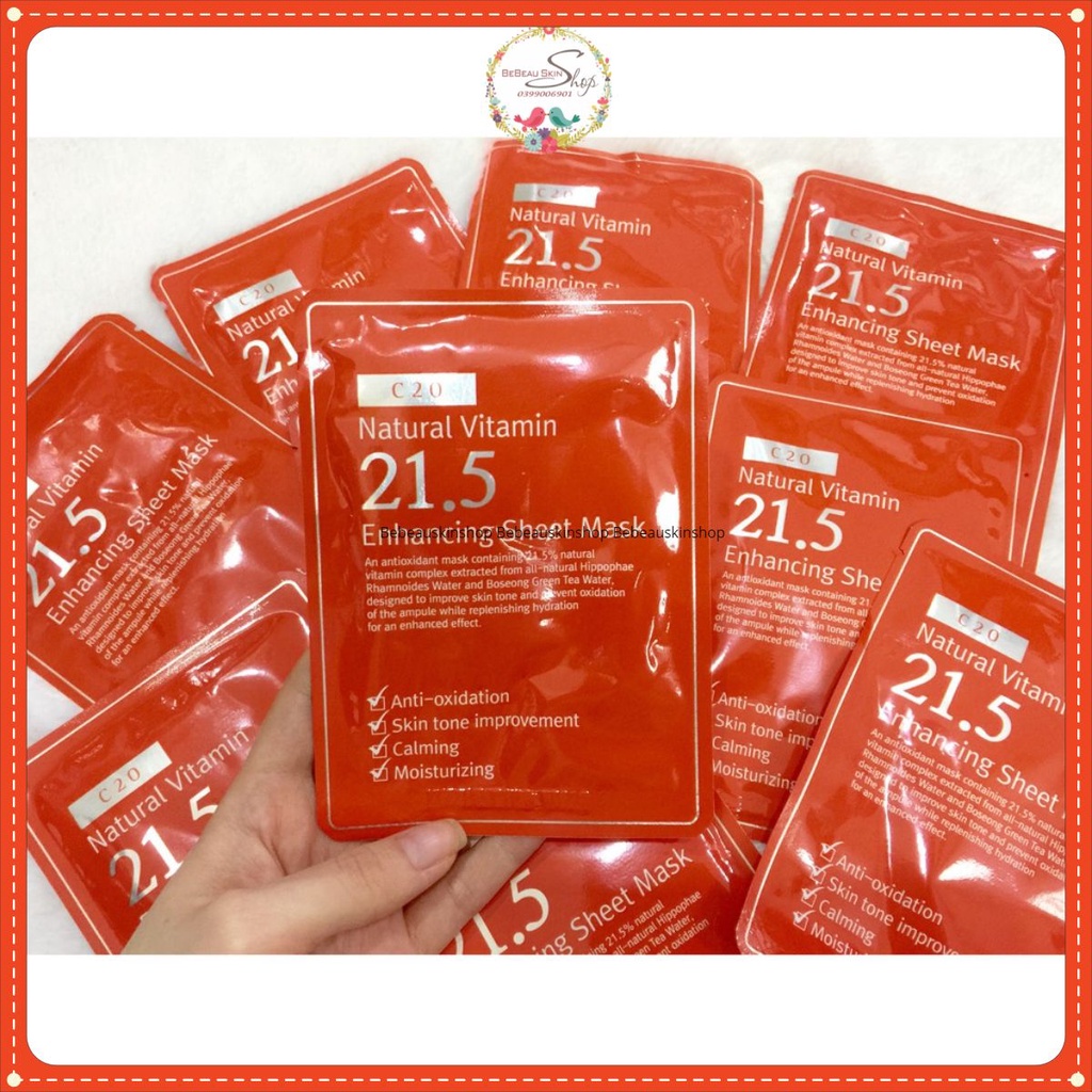 Mặt Nạ Giấy OST Natural Vitamin 21.5 Enhancing Sheet Mask