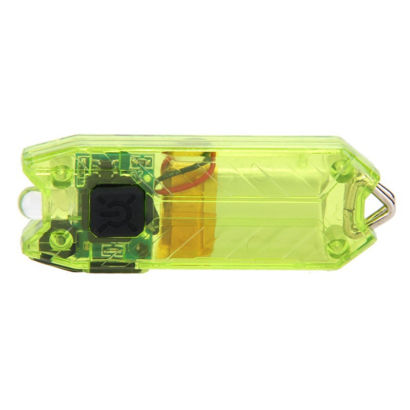 Móc khóa có đèn pin bóng LED 2 chế độ chiếu sáng 45LM sạc cổng USB
