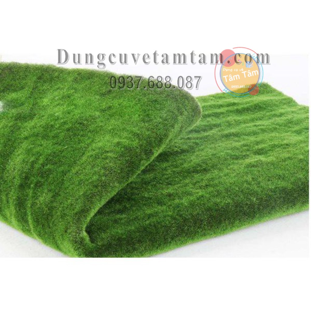 Thảm cỏ xốp mịn làm tiểu cảnh trang trí terrarium/Thảm cỏ làm mô hình/Foam Grass -Mô Hình
