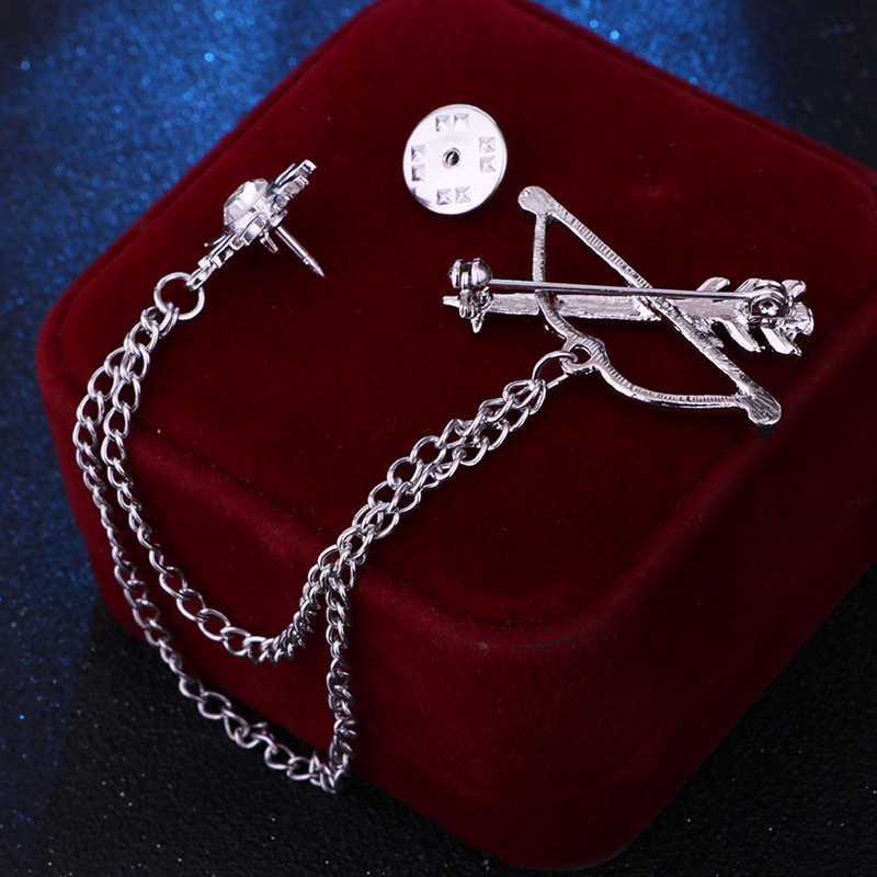 EFAN Bán Chạy Trâm Cài Áo Khoác Dây Xích Tua Rua Hình Cung Thủ Myth Archery Cho Nam