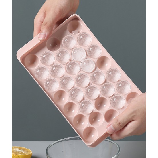 Khuôn Thạch Bi Tròn 33 Ô Làm Hoa Quả Trái Cây GIAO MÀU NGẪU NHIÊN – Dumi Shop