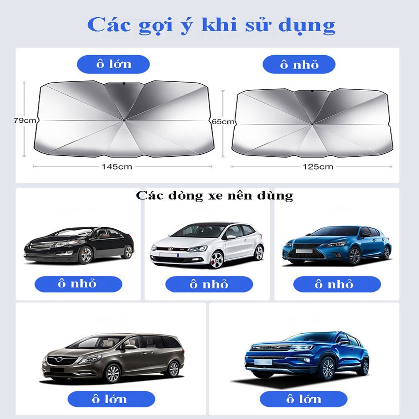 Dù Che Nắng, Dù Che Nắng Ô Tô Xe Hơi - AUTO..BEN