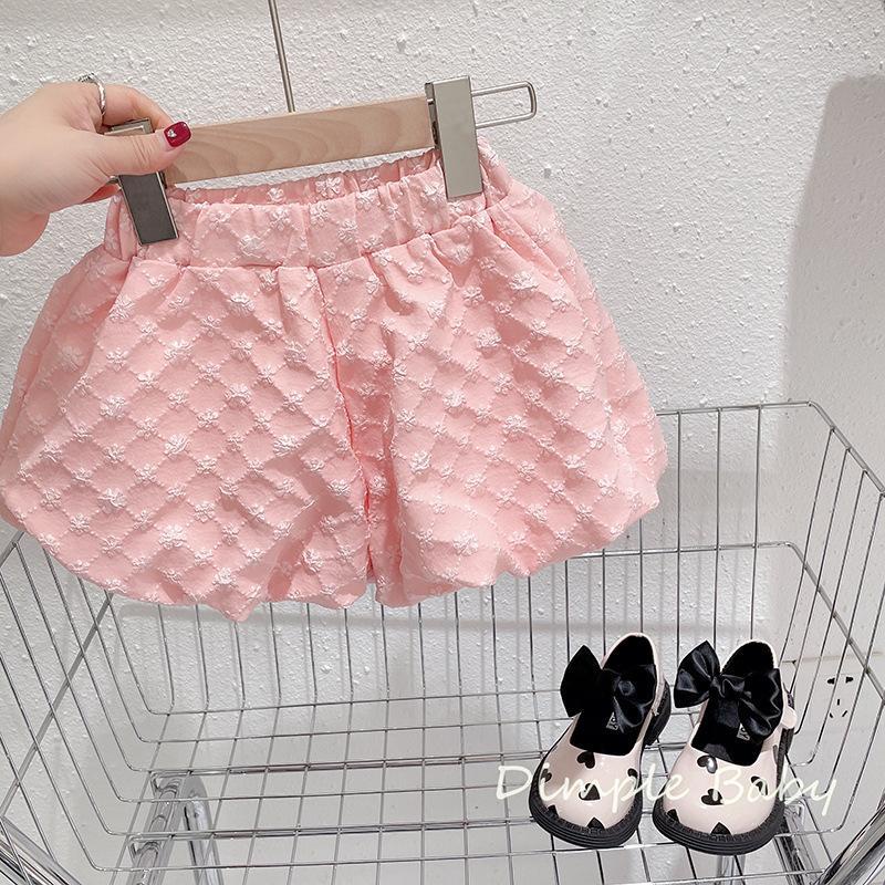 Quần Đùi Ống Phồng Phong Cách Phương Tây Thời Trang Mùa Hè 2022 Dành Cho Bé Gái