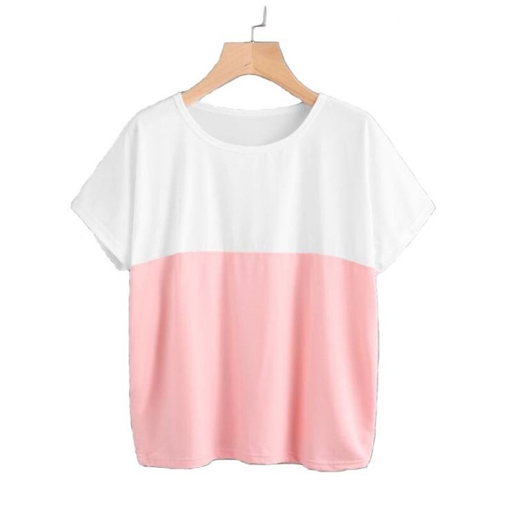 Xả lỗ Áo phông cotton tay rộng dáng Hàn Quốc cho chị em xinh tươi