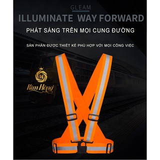 Áo Phản Quang Thun Revitalize Xanh Cam