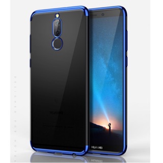 HUAWEI Nova 2i - Ốp Cao Su Trong Siêu Mỏng Viền Màu