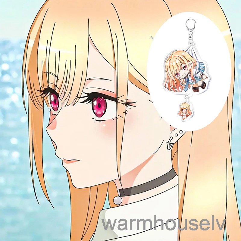 Móc Khóa Bằng Acrylic Hình Nhân Vật Anime My Dress Up Darling Kitagawa Marin Kuroe Shizuku Thời Trang