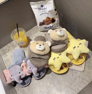 Dép bông mặt gấu 🐻
