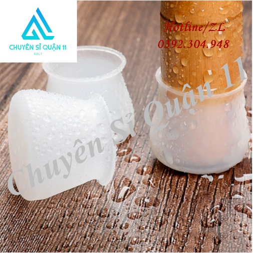 Vỏ bọc chân bàn ghế silicon dày hình tròn, miếng silicon dày bọc chân bàn ghế