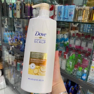 Dầu gội & xả 2 in 1 dove anti-dandruff dryness & itch relief pyrithione zinc 1.18l - mỹ