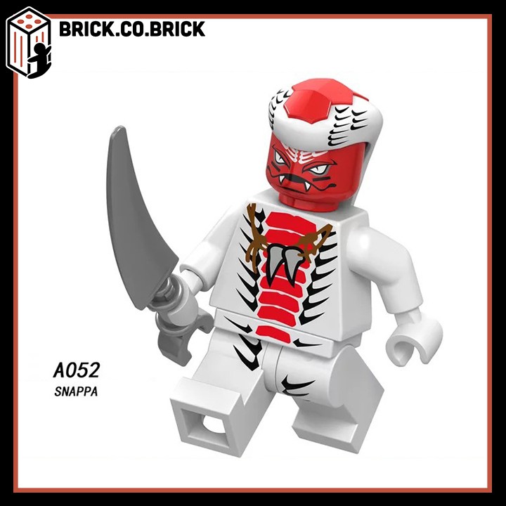 Lego Ninja Phantom Đồ Chơi Lắp Ráp Minifigure Và Non Lego Nhân Vật Hồ Ly Samurai Akita Zane Nya Kai Jay A049-A056