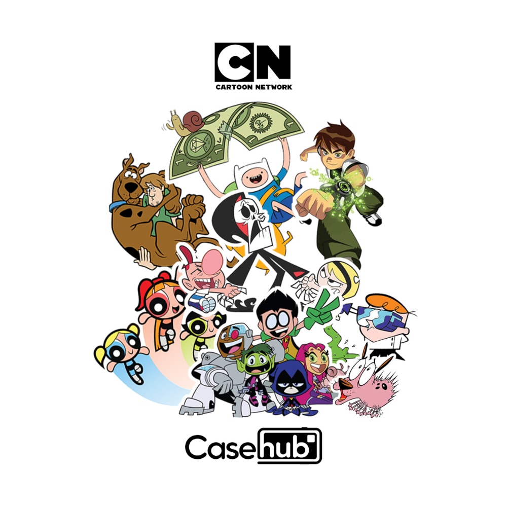 Bộ Sticker Cartoon Network độc quyền Casehub - Sticker CHỐNG NƯỚC cao cấp siêu bền siêu đẹp