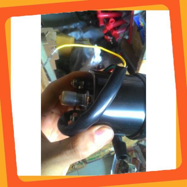 Đồng hồ cafe race mini kiểu tròn gắn mọi loại xe