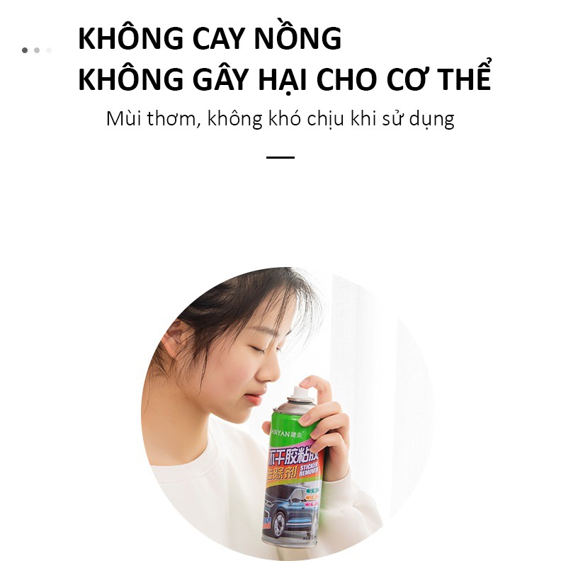 Chai Xịt Tẩy Keo Dính Đa Năng Trên Mọi Bề Mặt Nian Run 450ml