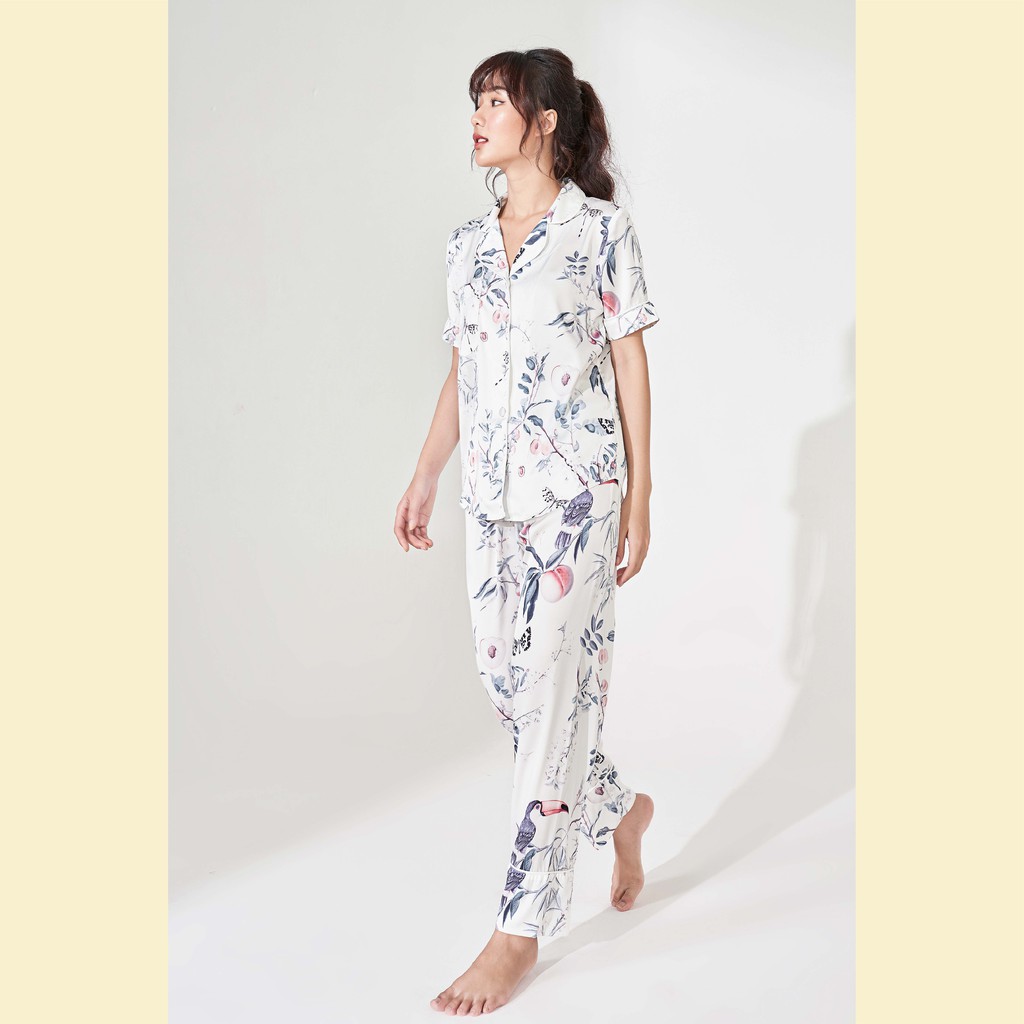 [Mã WABOOM giảm 15% đơn 99k] Đồ ngủ Pyjamas tay ngắn quần dài Oriental - Midnight Sleepwear | BigBuy360 - bigbuy360.vn