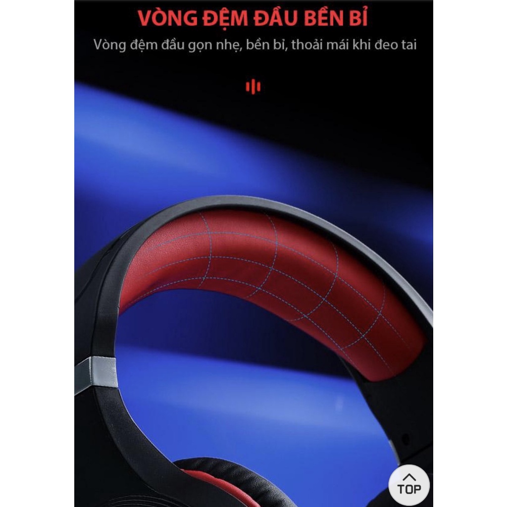 Tai nghe gaming đèn led RGB chất liệu dây bện dù DÀNH CHO GAME THỦ