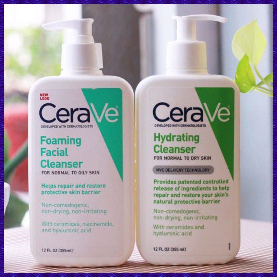 Sữa Rửa Mặt Cerave Cho Da Khô Và Da Dầu Giúp Ngừa Mụn, Da Sáng Mịn - Sữa Rửa Mặt Cerave SA Dành Cho Da Nhạy Cảm
