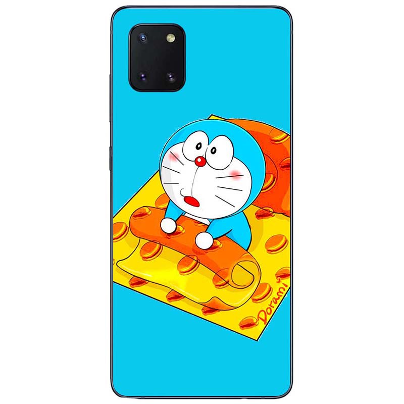 Ốp lưng nhựa dẻo Samsung Note 10, Note 10 Plus, Note 10 Lite Doraemon thức giấc