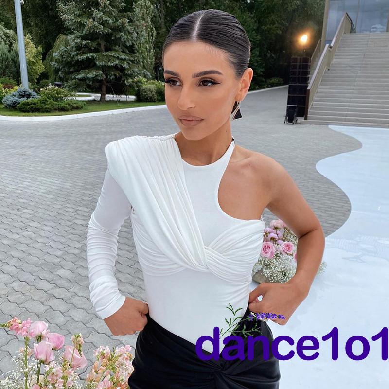 Áo liền quần tay dài màu sắc thanh lịch cho nữ