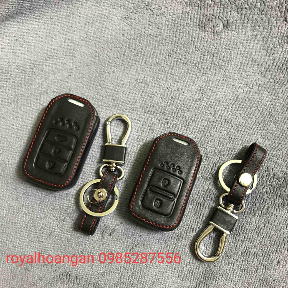 bao da chìa khóa HONDA CITY,CIVIC,CRV,BRIO,HRV,JAZZ kèm móc khóa