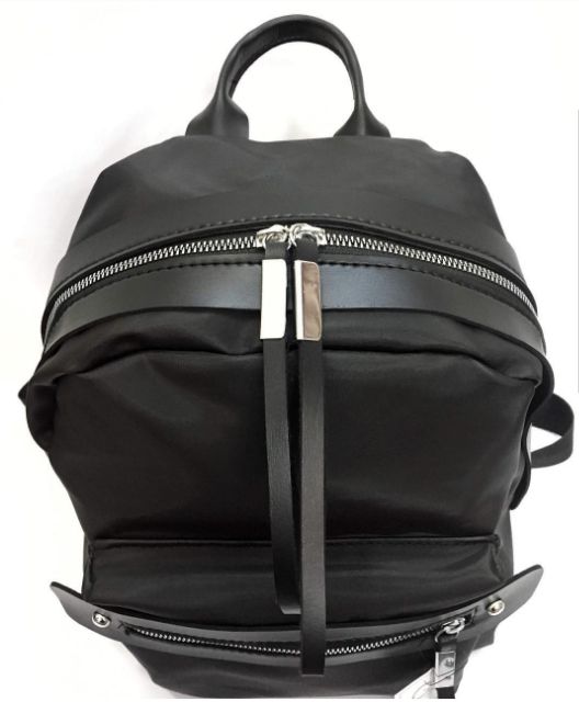 Balo vải PU viền da