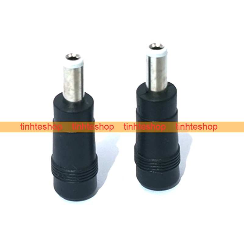 Đầu đổi nguồn 5.5x2.1mm sang 5.5x2.5mm - Rắc chuyển nguồn chân tròn 5,5x2,1mm ra 5,5x2,5mm