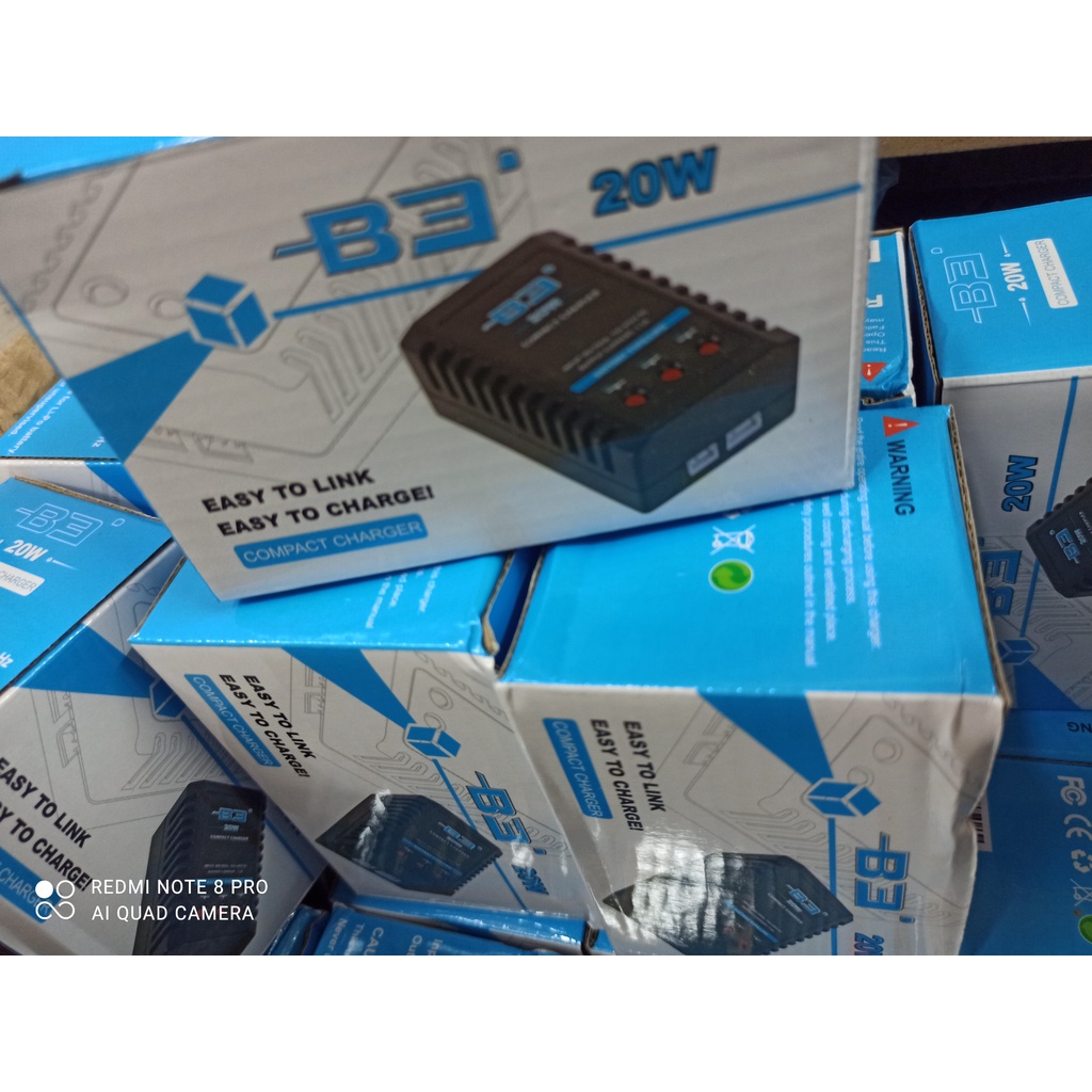 Sạc Pin LIPO B3 2s, 3s 7.4V 11.1V Sạc Pin Lipo Cho Pin RC LiPo dòng sạc 1.6A chính hãng ,tốc độ nhanh đôi B3 thường