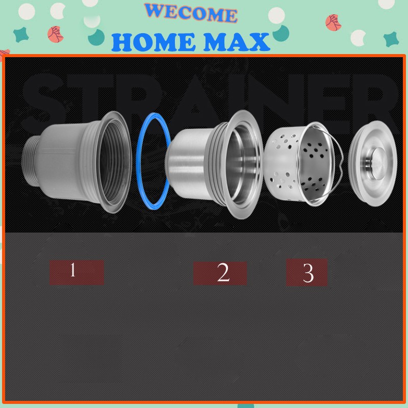 Chậu bồn rửa bát chén 2 hố inox 304 nano đen dày 3.3mm giật cấp hàng chính hãng bảo hành 24 tháng .