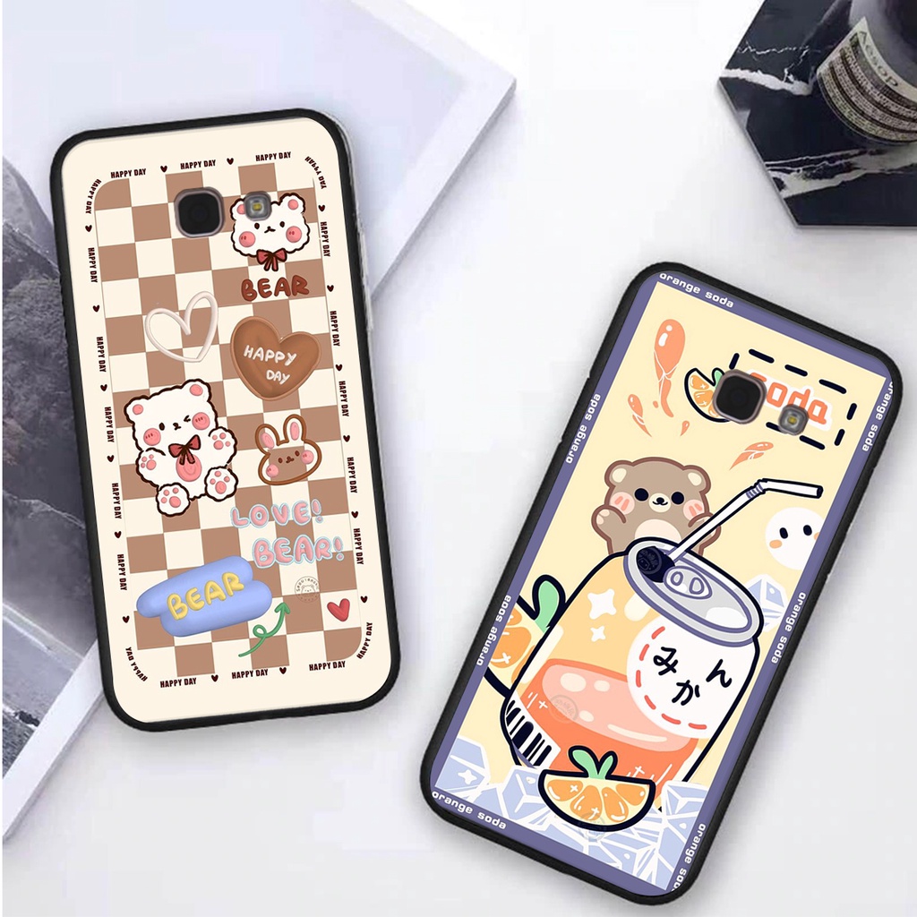 Ốp lưng Samsung A3 2017 / A5 2017 / A7 2017 in hình 3D GẤU cute be@r, soda, happy day cực hot ,thời thượng