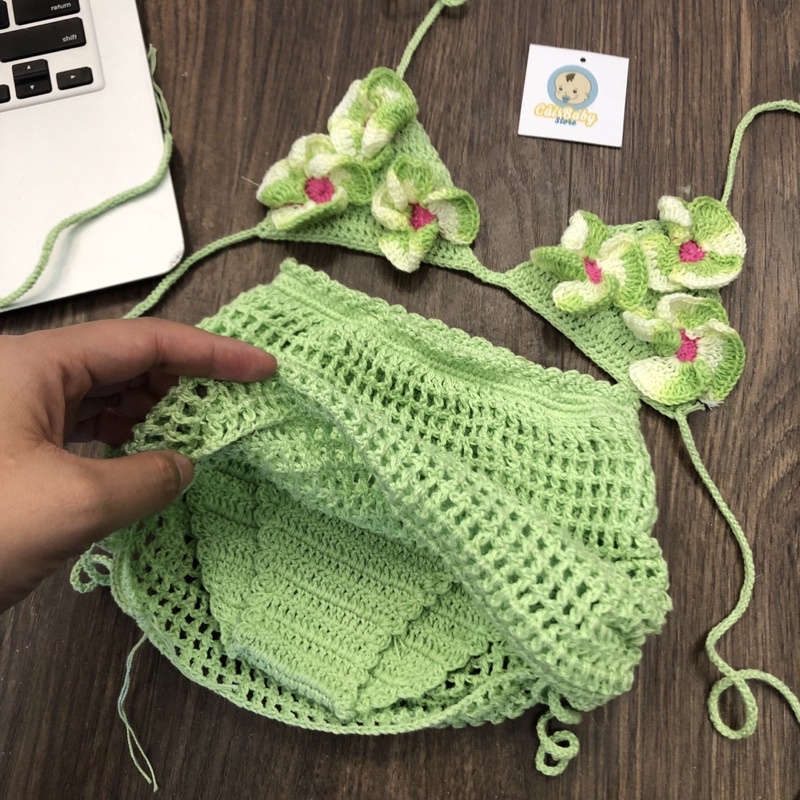 Bộ Đồ Bơi Cho Bé Gái- Bikini Handmade Siêu Xinh Siêu Độc