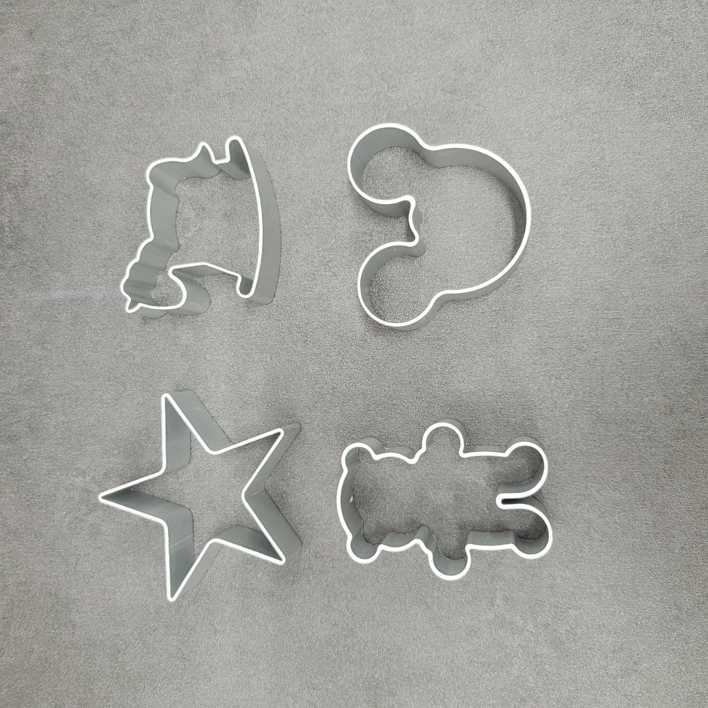 [GIÁ TỐT] KHUÔN BÁNH DỨA - KHUÔN NHẤN BÁNH COOKIE NHIỀU HÌNH DẠNG