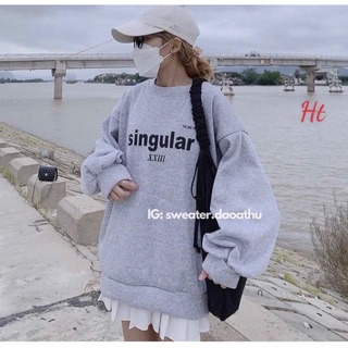 Áo nỉ bo SINGULA nỉ cotton HT12