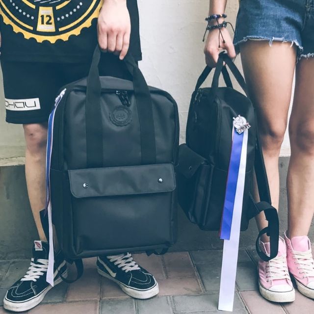 Balo đen unisex
